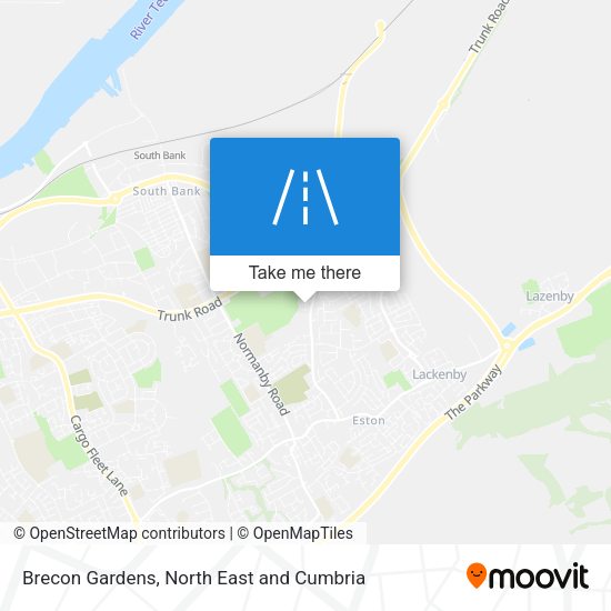 Brecon Gardens map