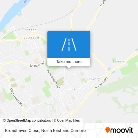 Broadhaven Close map