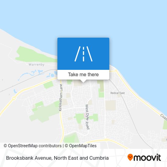 Brooksbank Avenue map