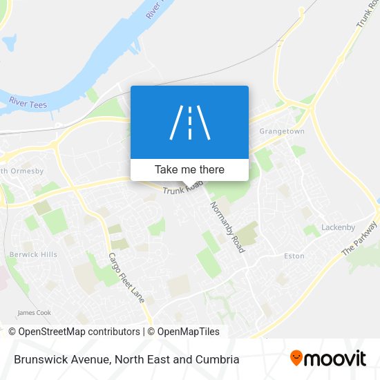Brunswick Avenue map