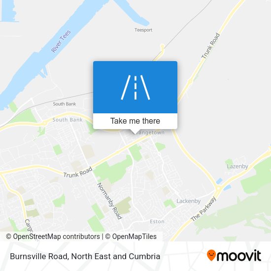 Burnsville Road map