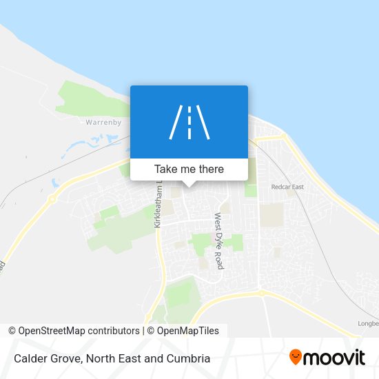 Calder Grove map