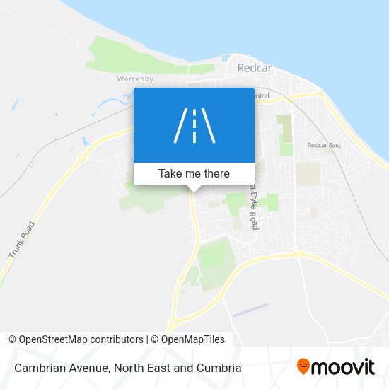 Cambrian Avenue map