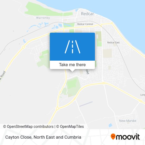 Cayton Close map