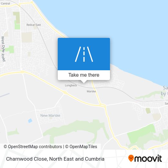 Charnwood Close map