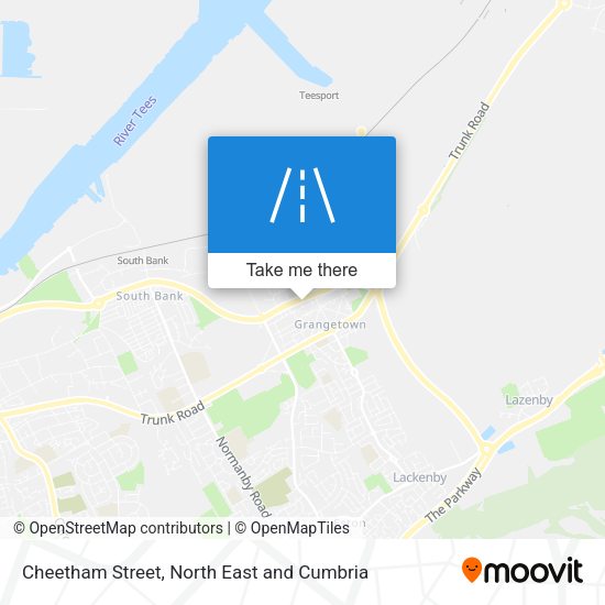 Cheetham Street map