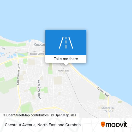 Chestnut Avenue map