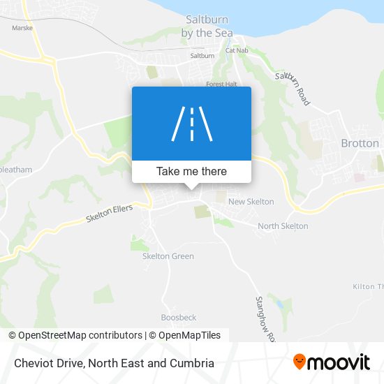 Cheviot Drive map