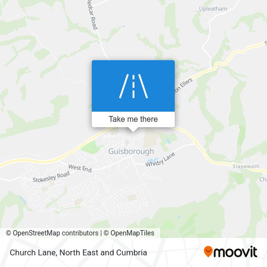 Church Lane map