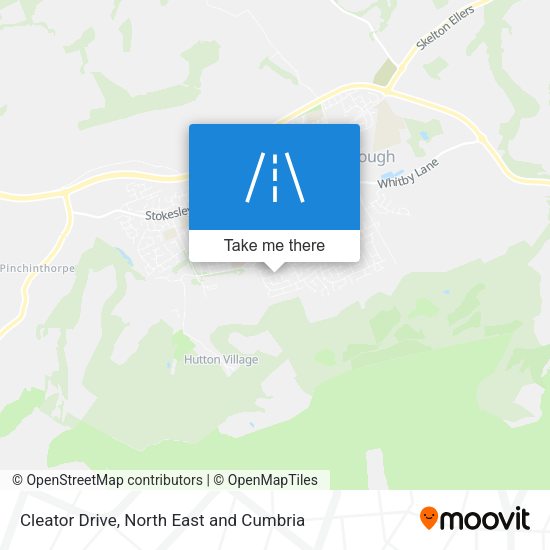 Cleator Drive map