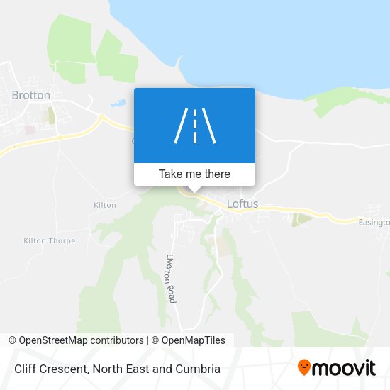 Cliff Crescent map