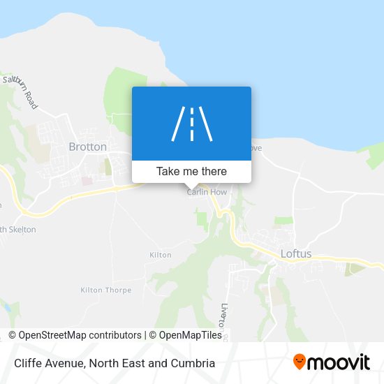 Cliffe Avenue map
