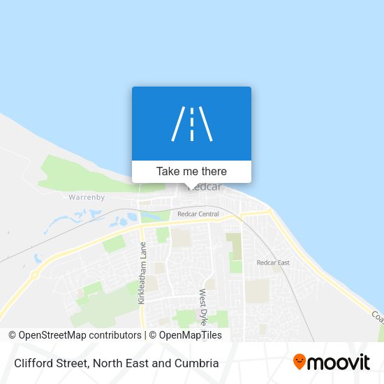 Clifford Street map