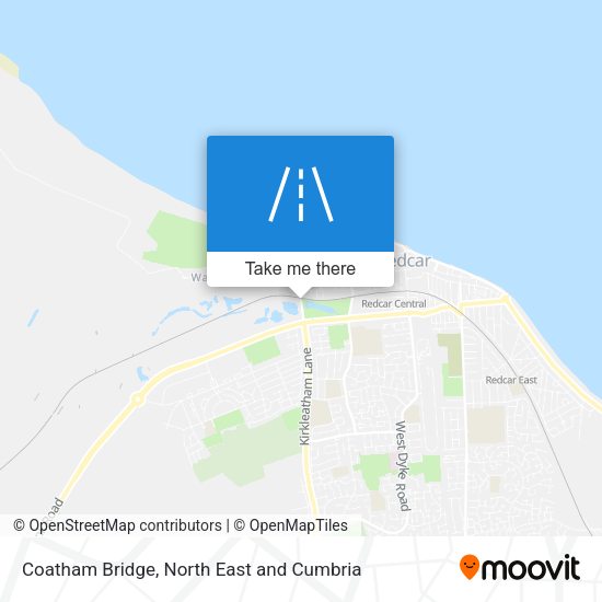 Coatham Bridge map