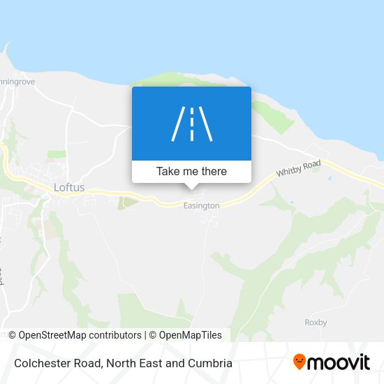 Colchester Road map