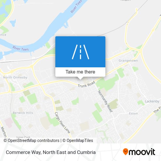 Commerce Way map