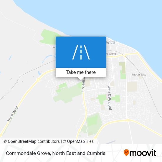 Commondale Grove map