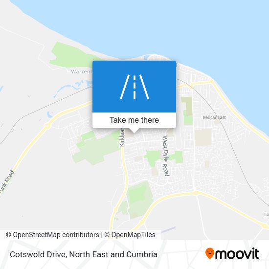 Cotswold Drive map