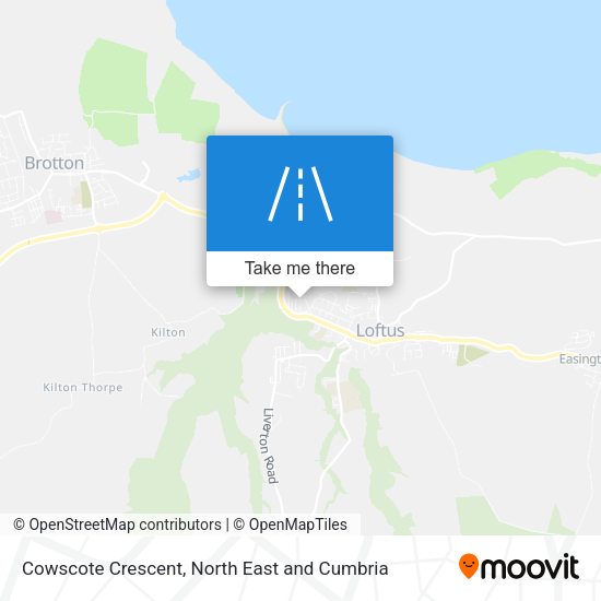 Cowscote Crescent map