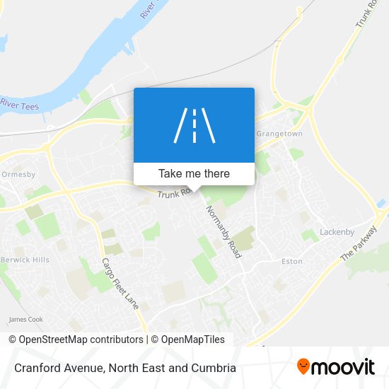 Cranford Avenue map