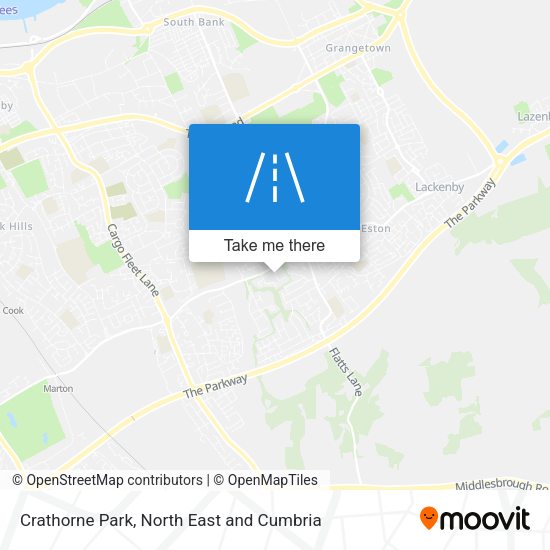 Crathorne Park map