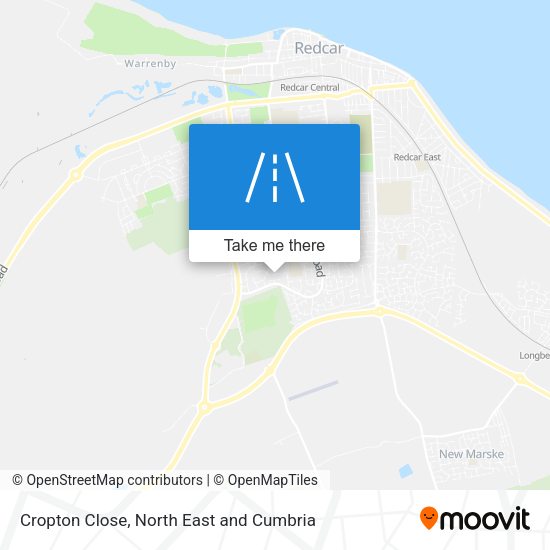Cropton Close map