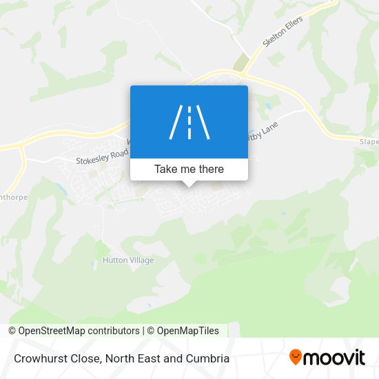 Crowhurst Close map