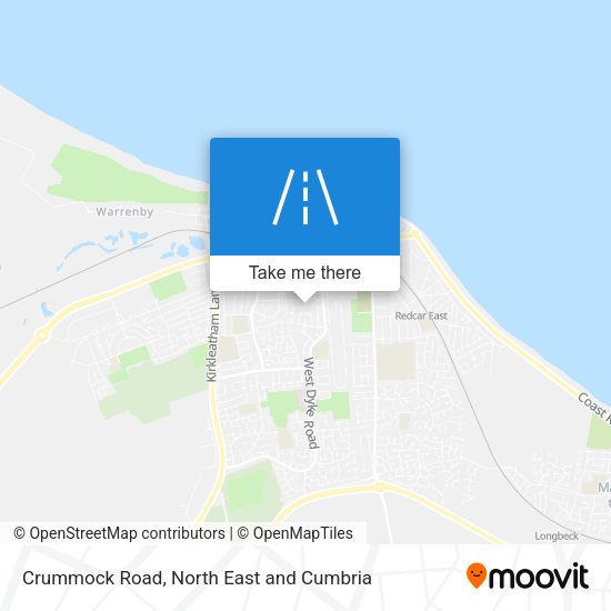 Crummock Road map