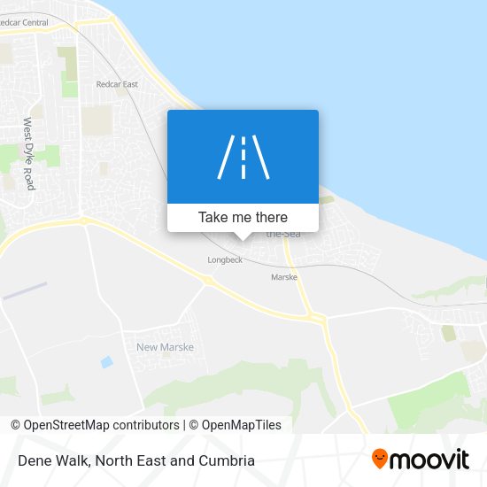 Dene Walk map