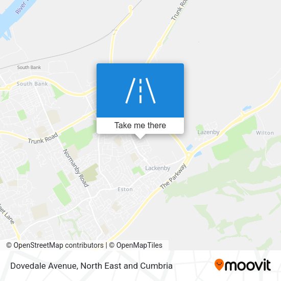 Dovedale Avenue map
