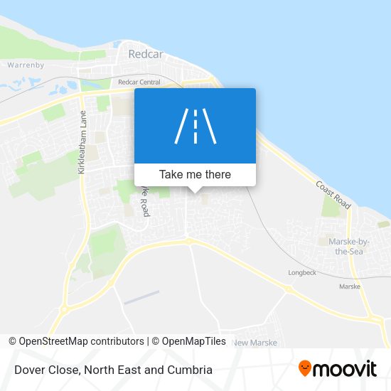 Dover Close map