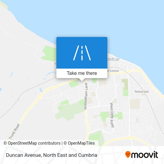 Duncan Avenue map