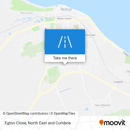 Egton Close map