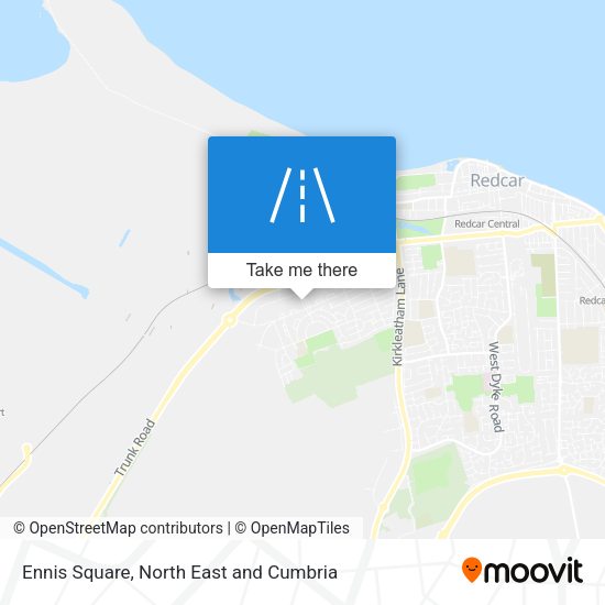 Ennis Square map