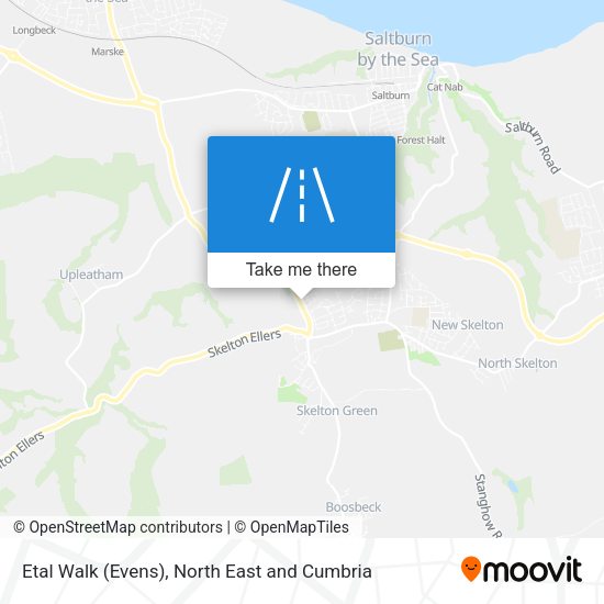 Etal Walk (Evens) map