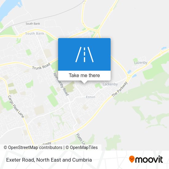 Exeter Road map