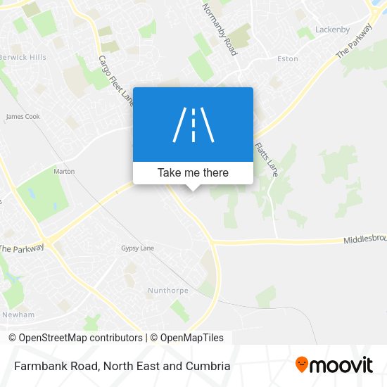 Farmbank Road map