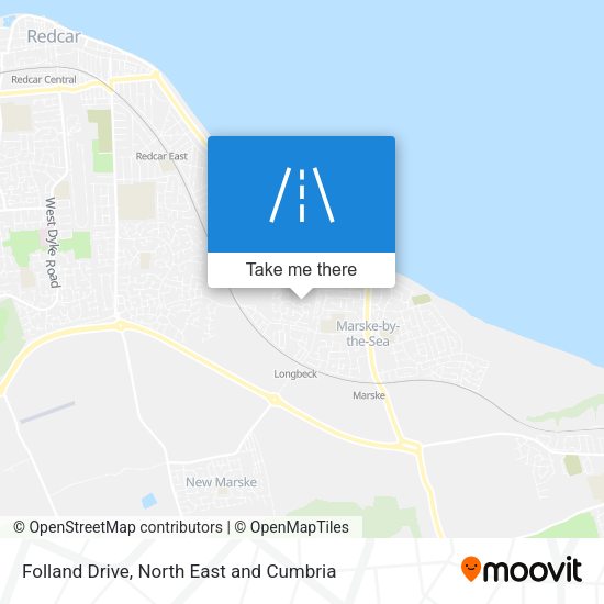 Folland Drive map