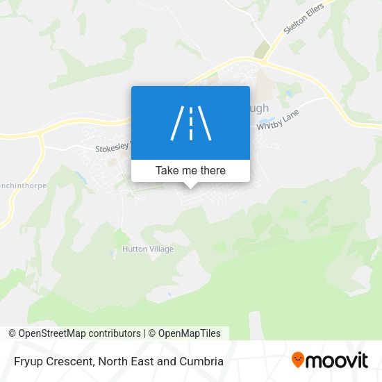 Fryup Crescent map