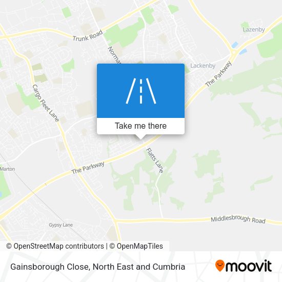 Gainsborough Close map