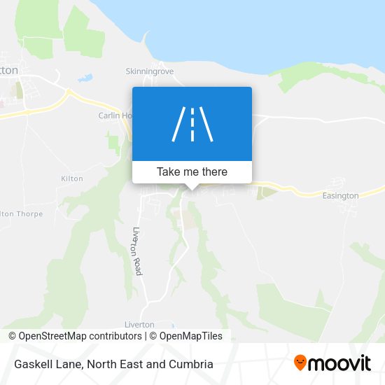 Gaskell Lane map