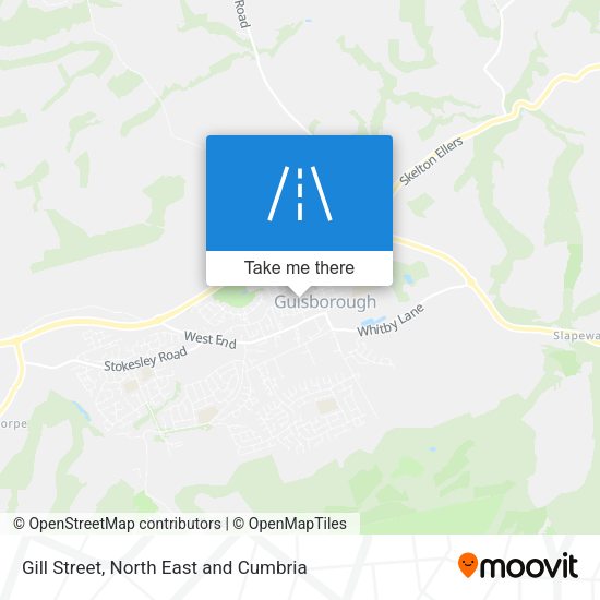 Gill Street map