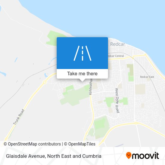 Glaisdale Avenue map