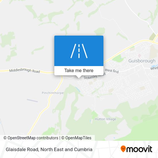 Glaisdale Road map