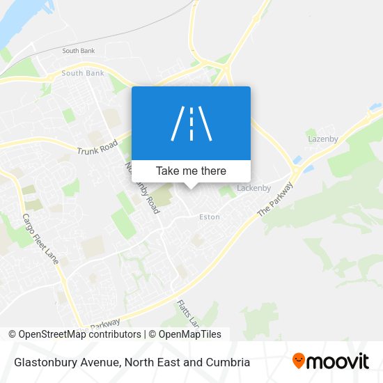 Glastonbury Avenue map