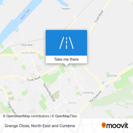 Grange Close map