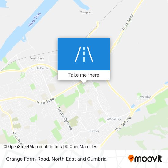 Grange Farm Road map