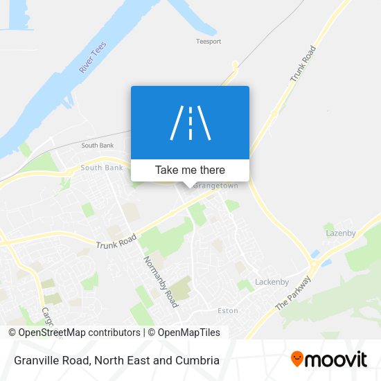 Granville Road map