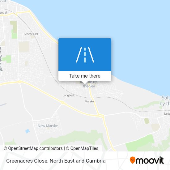 Greenacres Close map
