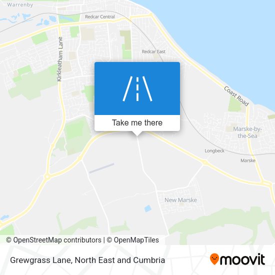 Grewgrass Lane map